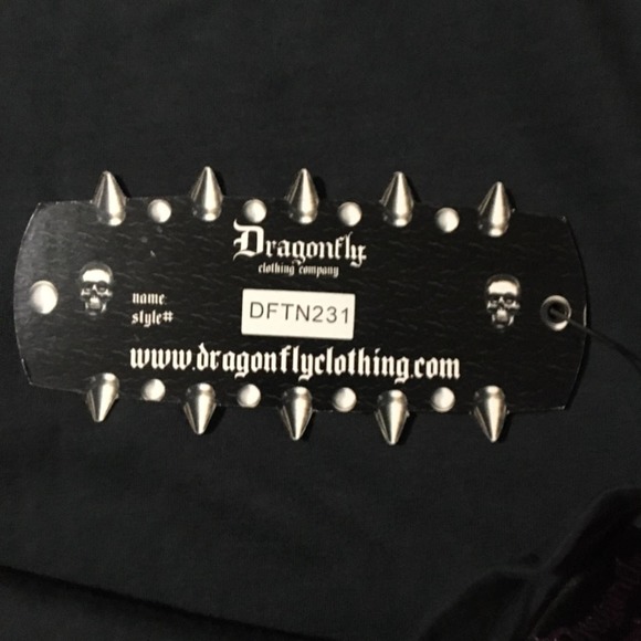 Dragonfly Kids T-shirt Size XL Gray 100% cotton Long Sleeve Lightweight - Picture 4 of 7